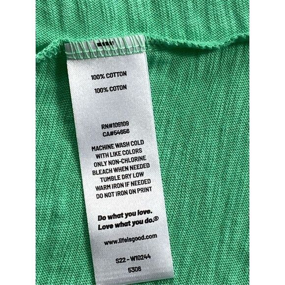 Life is Good Women’s SMALL “Take Me To The Ocean” Flip Flop Tank Top - Picture 6 of 8